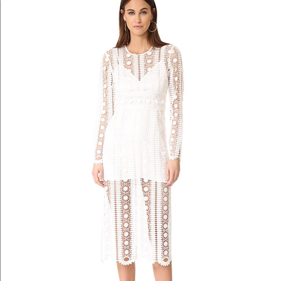 Alice Mccall Dresses White Midi Dress Wedding Shower Poshmark
